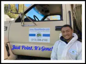 Waste and garbage removal team